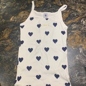 Petit Bateau size 12 ans hearts